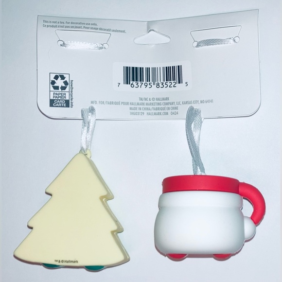 NEW! Hallmark Better Together Magnetic Christmas Ornaments - Milk & Cookie. - Picture 3 of 5